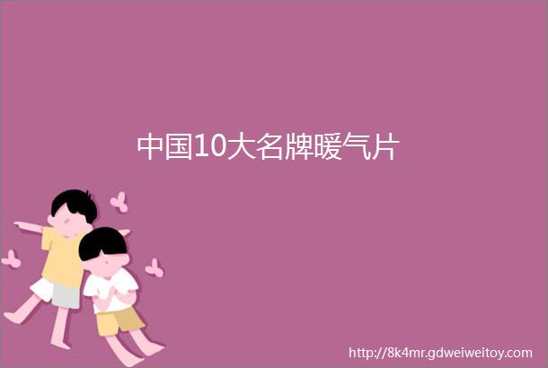 中国10大名牌暖气片